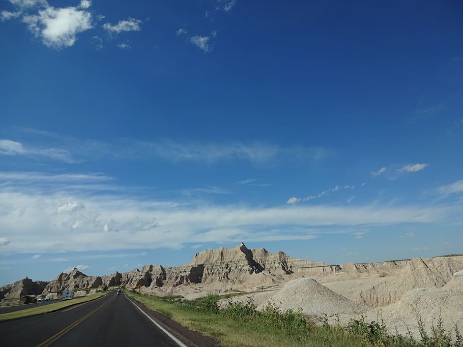 Open road, blue skies, highway, driving, future, journey, dom, road ...