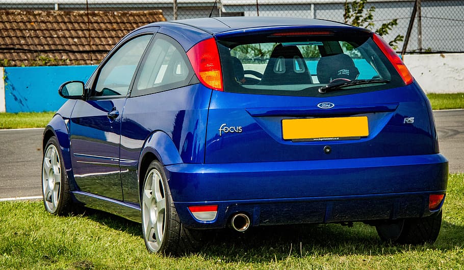 ford focus rs, mk1, เครื่องหมาย 1, ฟอร์ด, โฟกัส rs, สีน้ำเงิน, รถ, ยานพาหนะ, รถยนต์, รถเร็ว, ฟอร์ดเร็ว, รถสปอร์ต, อัตโนมัติ, ไดรฟ์, แสดง, เครื่องยนต์, วอลล์เปเปอร์ HD