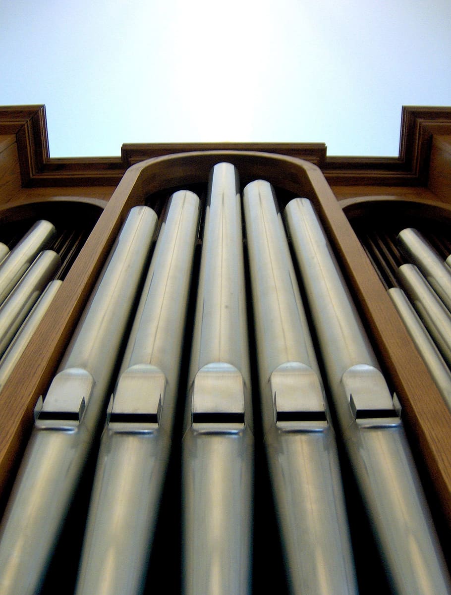 Pipe organ, pipes, organ, music, church, hymn, musician, organist ...