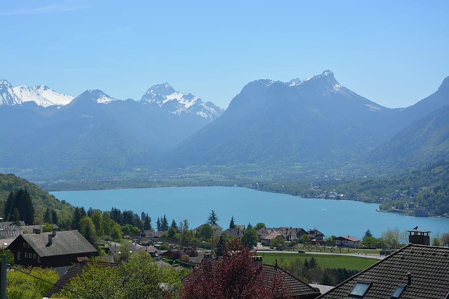 ทะเลสาบ Annecy, ภูเขา, Haute-Savoie, ภูเขา, การท่องเที่ยว, ธรรมชาติ, ทะเลสาบ Annecy, ความงาม, เดินป่า, วอลล์เปเปอร์ HD