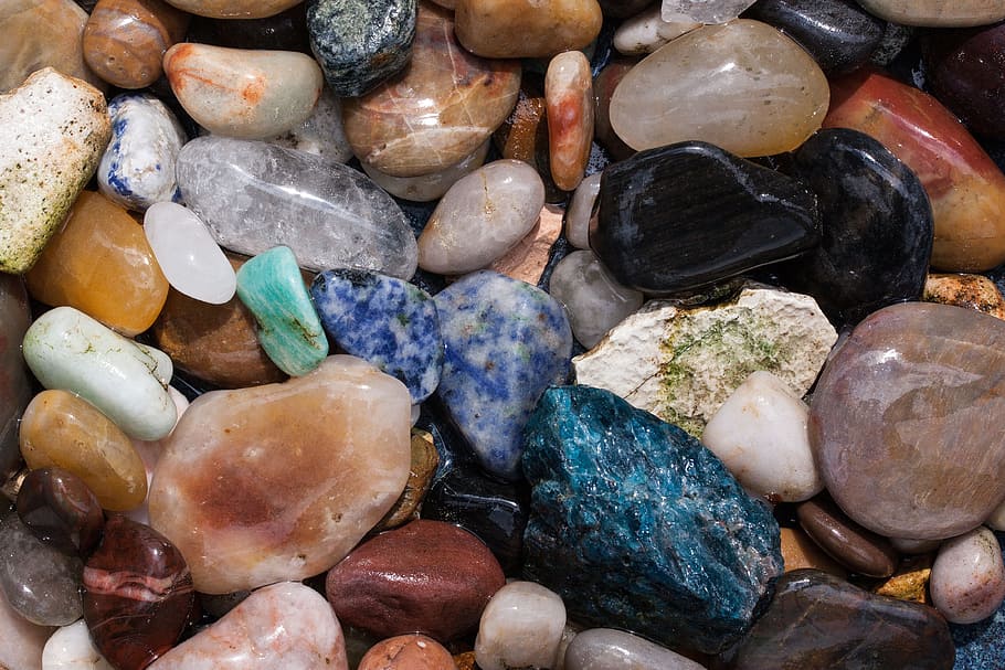 ชิ้นส่วนของหิน, หิน, หินพิเศษ, แร่ธาตุบริสุทธิ์, หินกึ่งมีค่า, กรวด, วอลล์เปเปอร์ HD