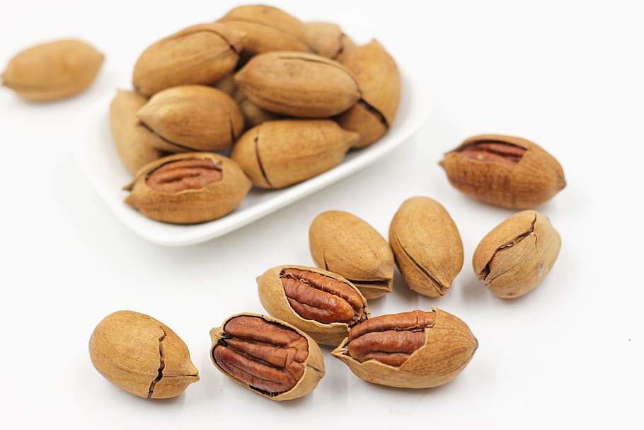 nueces, nuez, nueces, comida y bebida, almendra, frescura, foto de