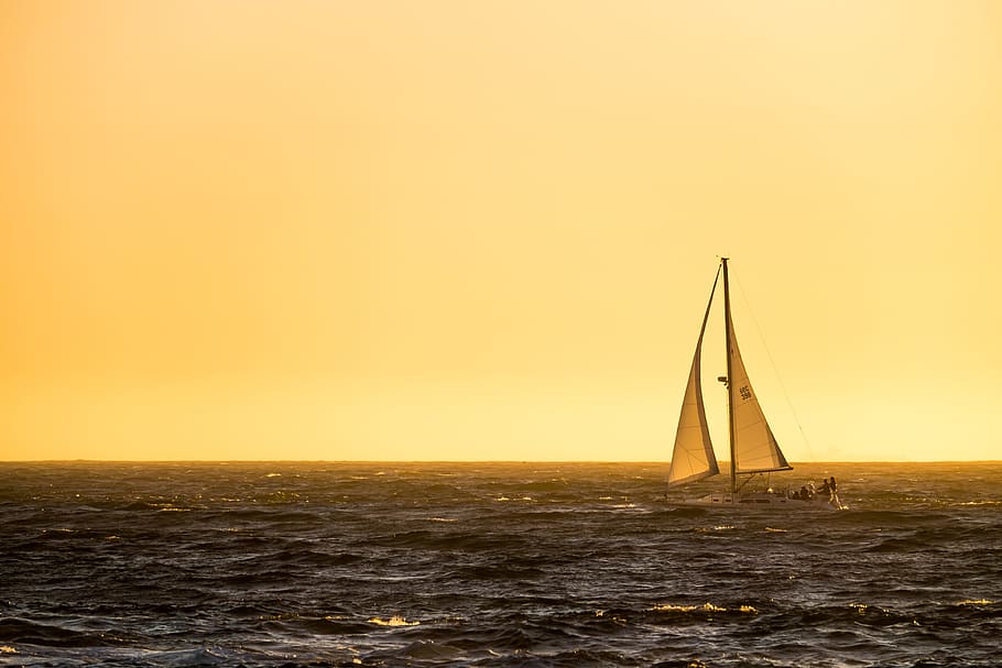 Barco que navega en cuerpo de agua, por tecnología, océano, bote de