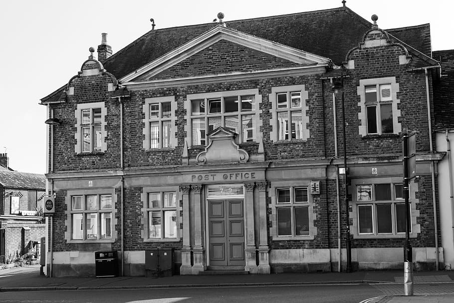 Post office, old post office, town post office, historical, architecture, HD wallpaper