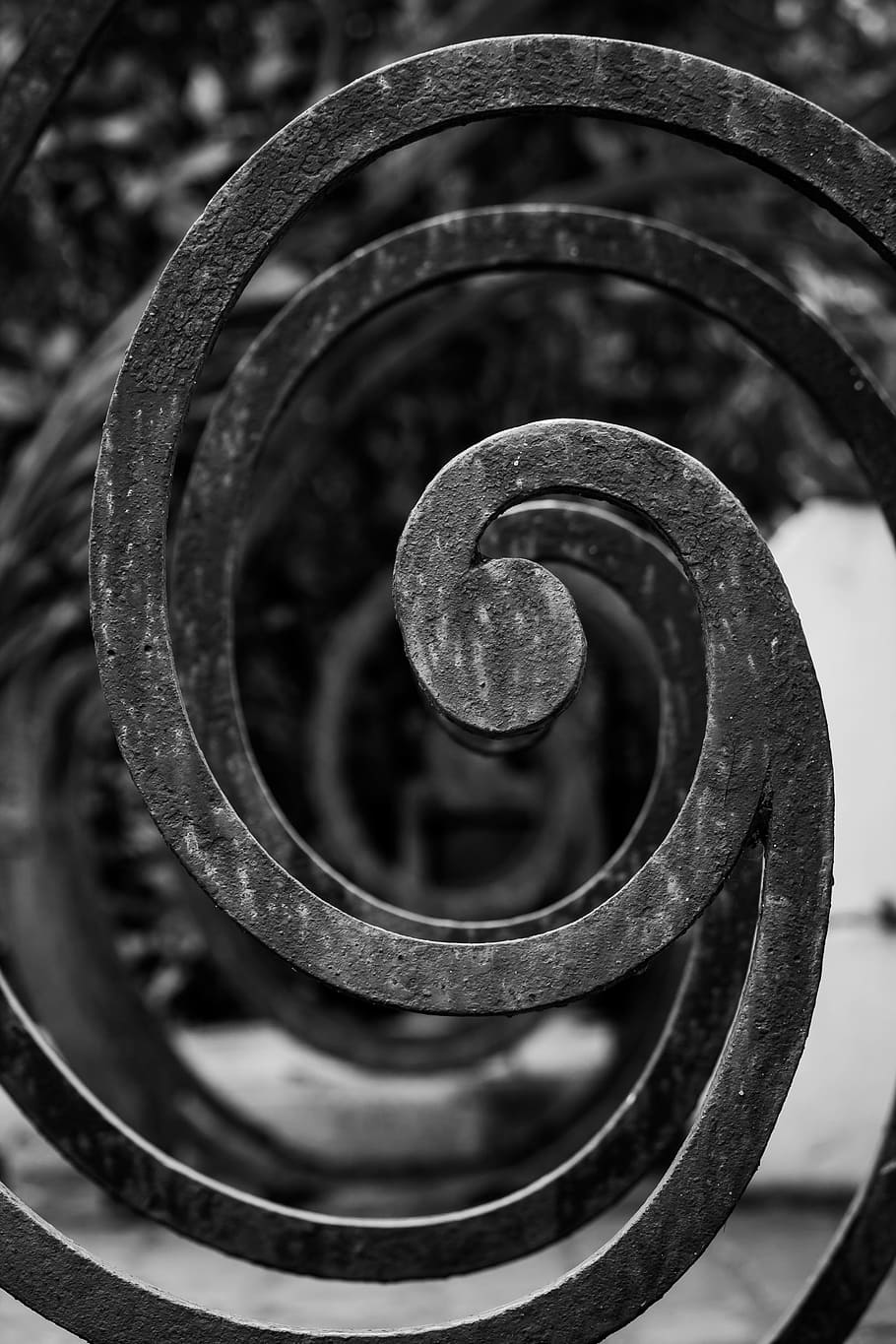 Metal, Figure, Symbol, Model, Shape, spiral, no people, closeup