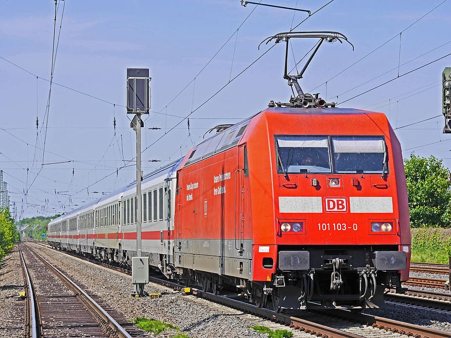 Deutsche Bahn, ระหว่างเมือง, เข้าใจแล้ว, ทางรถไฟ, การจราจรทางรถไฟ, หัวรถจักรไฟฟ้า, สายหลัก, การจราจรระยะไกล, การย้ายมาตรฐาน, br101, br 101, เยอรมนี, หัวรถจักรขับเร็ว, วอลล์เปเปอร์ HD