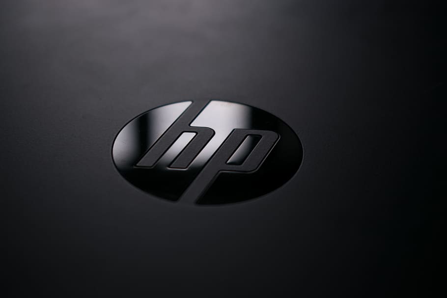 Logo, hp, hp logo, reflection, mark, chrome, words, HD wallpaper ...