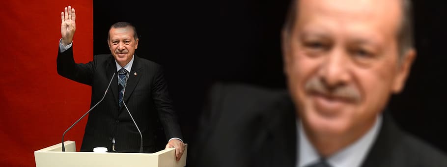 ผู้ชายยกมือขวาเออร์โดกันไก่งวงประธานาธิบดีนักการเมืองตุรกีผู้ปกครองอำนาจ, วอลล์เปเปอร์ HD